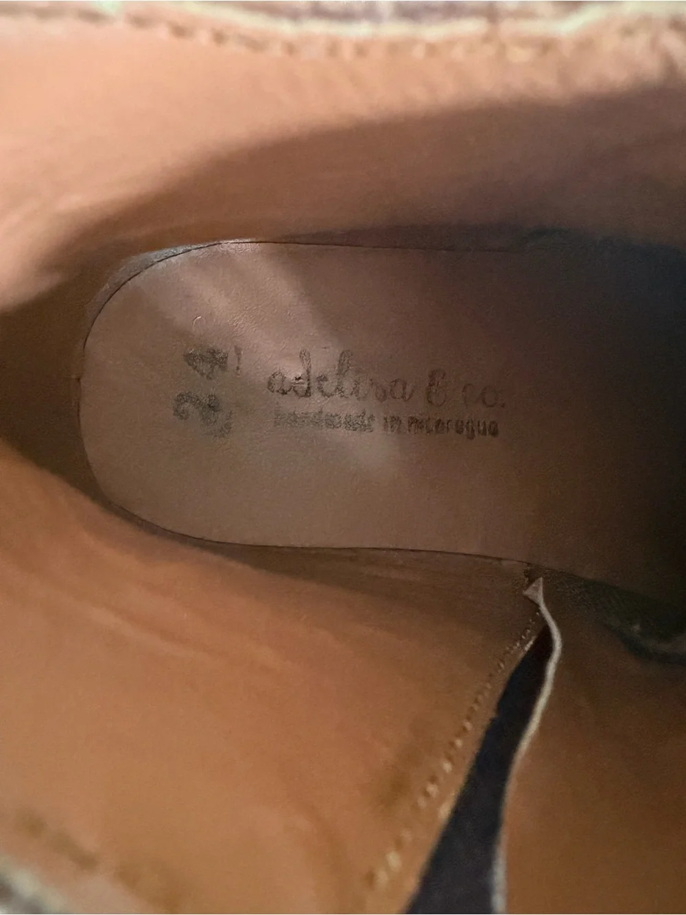 Adelisa & Co Ophelia brown leather boots